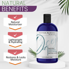 Dr Joe Lab Bitter Almond Oil ingredients, pure and additive-free.