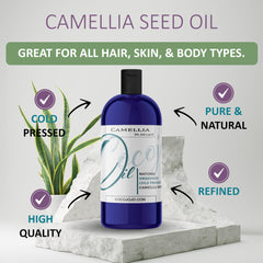 Dr Joe Lab Camellia Seed Oil pour—smooth, non-greasy moisturization.