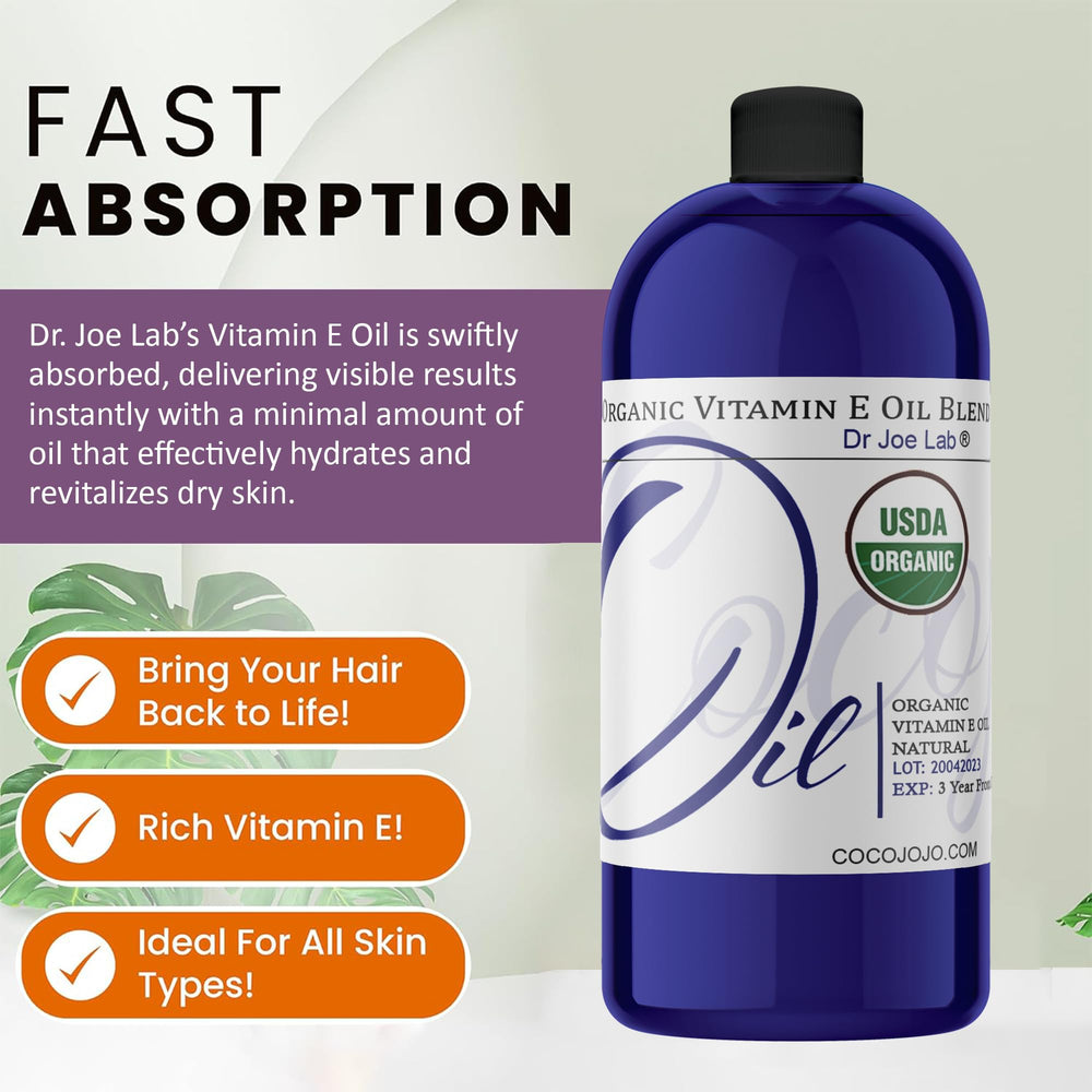 Cold pressed unrefined Vitamin E Oil delivers rich nutrients without additives.