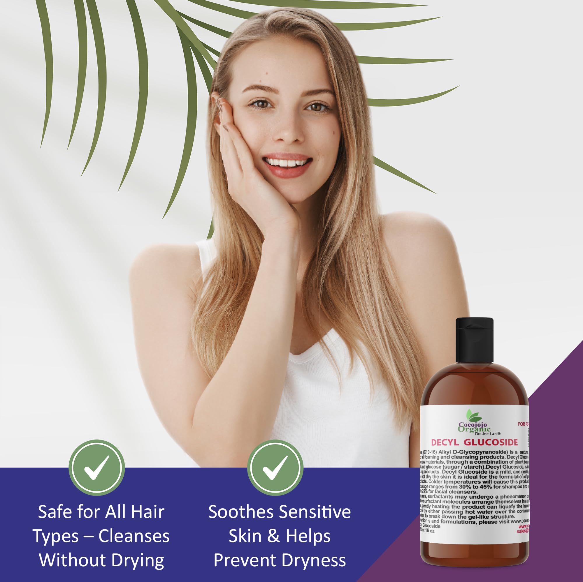 Dr Joe Lab Decyl Glucoside bubble bath image hints gentle, rich lather