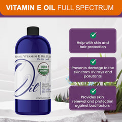 Dr Joe Lab Vitamin E Oil for hair application improves moisture and shine.