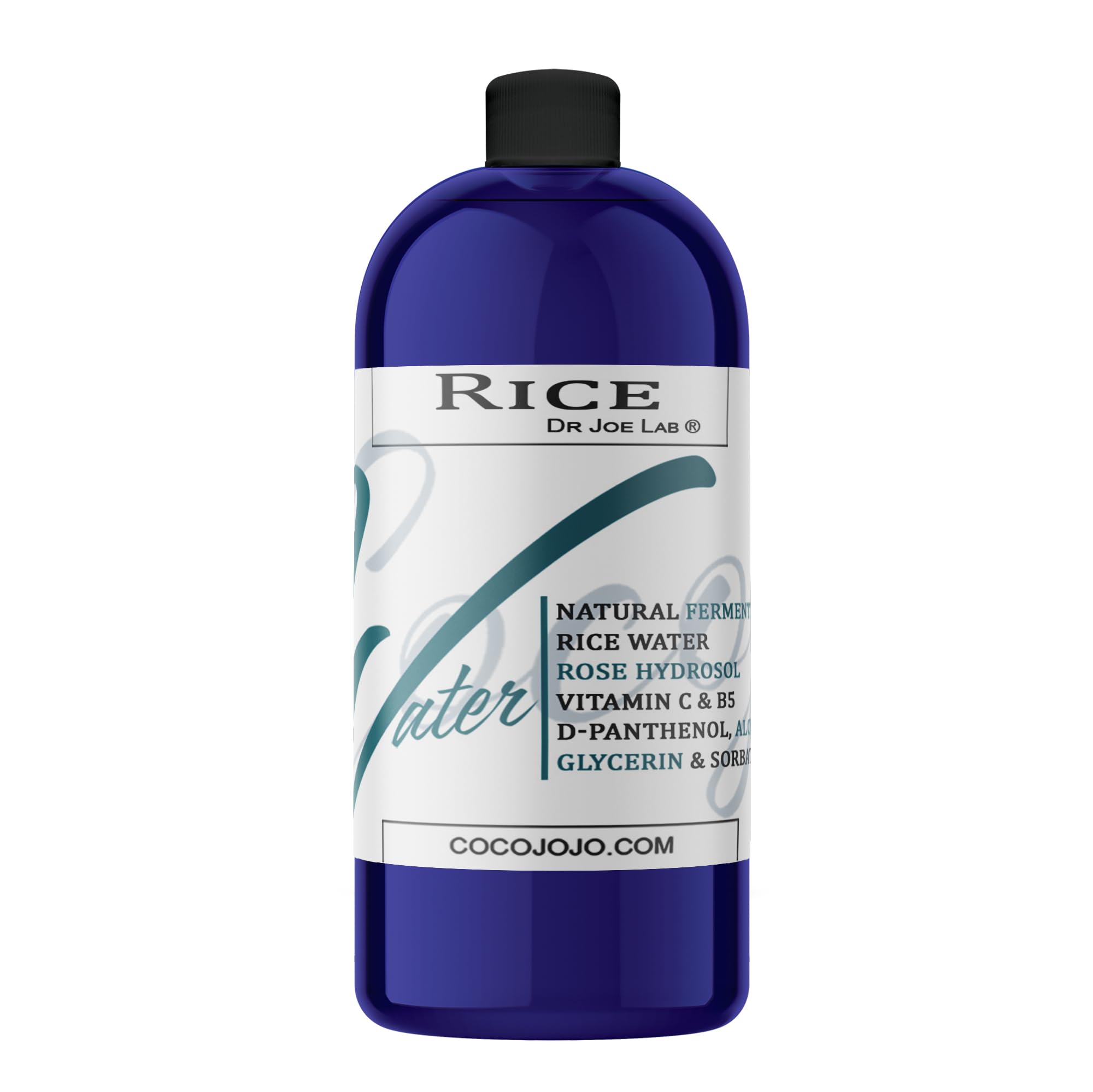 Dr Joe Lab Rice Water Growth Mist bottle side view showing spray design