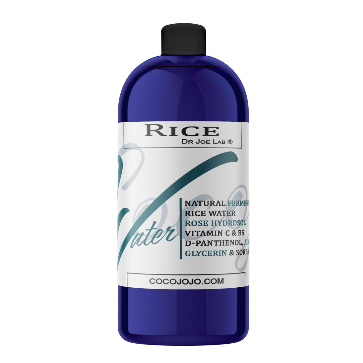 Dr Joe Lab Rice Water Growth Mist bottle side view showing spray design