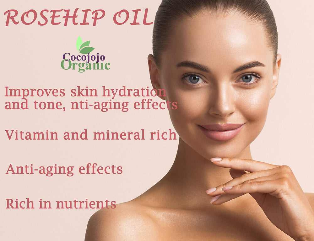 Nails and cuticles cared for with nourishing rosehip oil