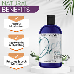 Dr Joe Lab Squalane bottle label emphasizes purity and olive origin