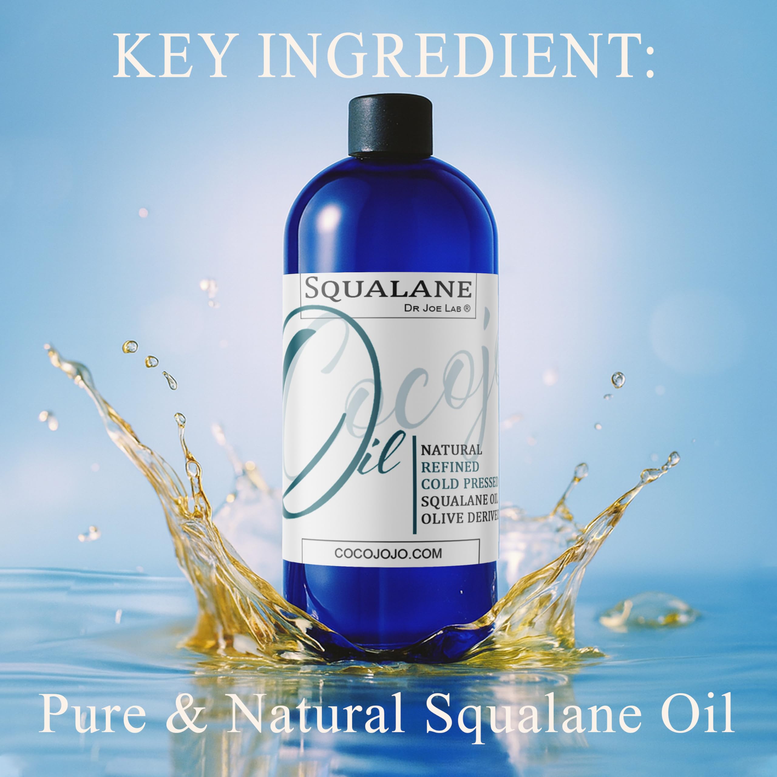 Olive-origin squalane by Dr Joe Lab delivers quick-absorbing moisture.