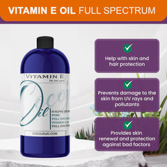 Dr Joe Lab Vitamin E Oil skin application, deep hydration for dry areas.
