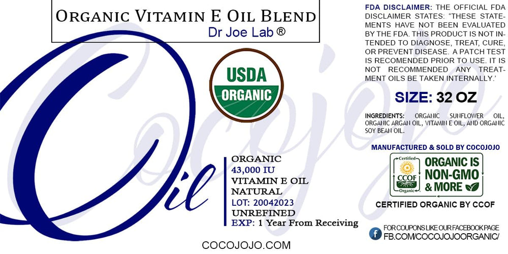 Dr Joe Lab Vitamin E Oil helps moisturize skin barrier and soften hair naturally.
