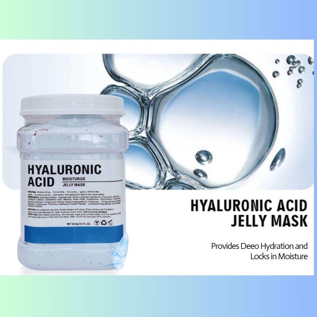 DR MEINAIER Jelly Mask being mixed with water for easy application.