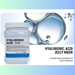 DR MEINAIER Jelly Mask being mixed with water for easy application.