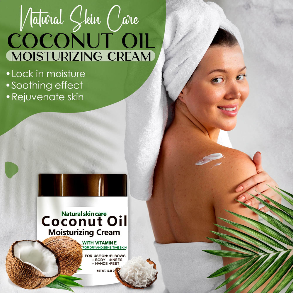 DR MEINAIER Coconut Oil Cream on the face, smooth and revitalized.