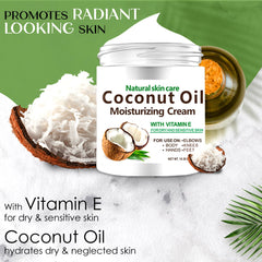 DR MEINAIER coconut oil moisturizing cream label highlights simple daily care.