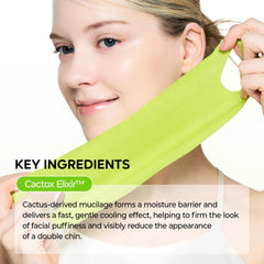 Dr.Melaxin Cactox V-Lifting Mewing Band close-up shows soft texture and fit.