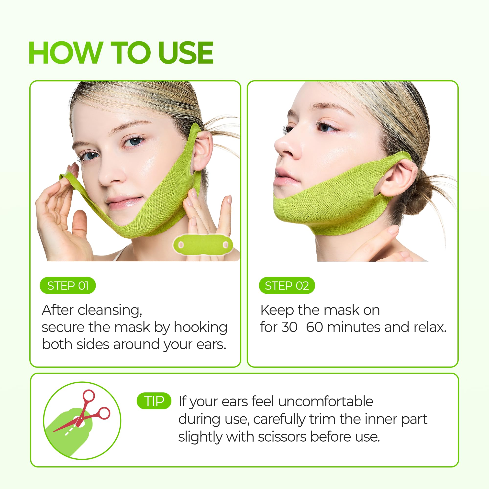 Dr.Melaxin Cactox V-Lifting Mewing Band packaging for travel-friendly.