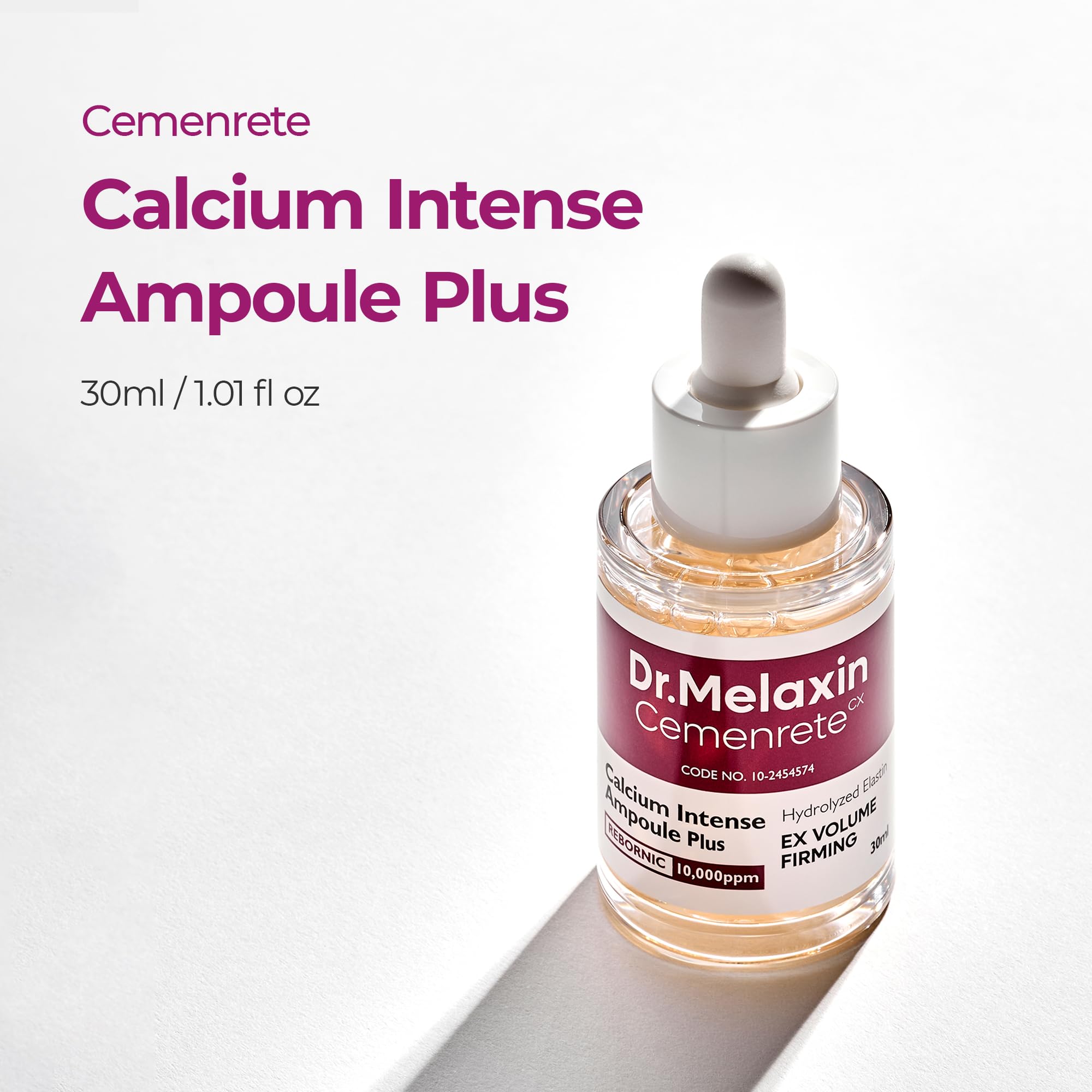 Dr.Melaxin Cemenrete adenosine niacinamide dropper shows gentle brightness for the eye area.