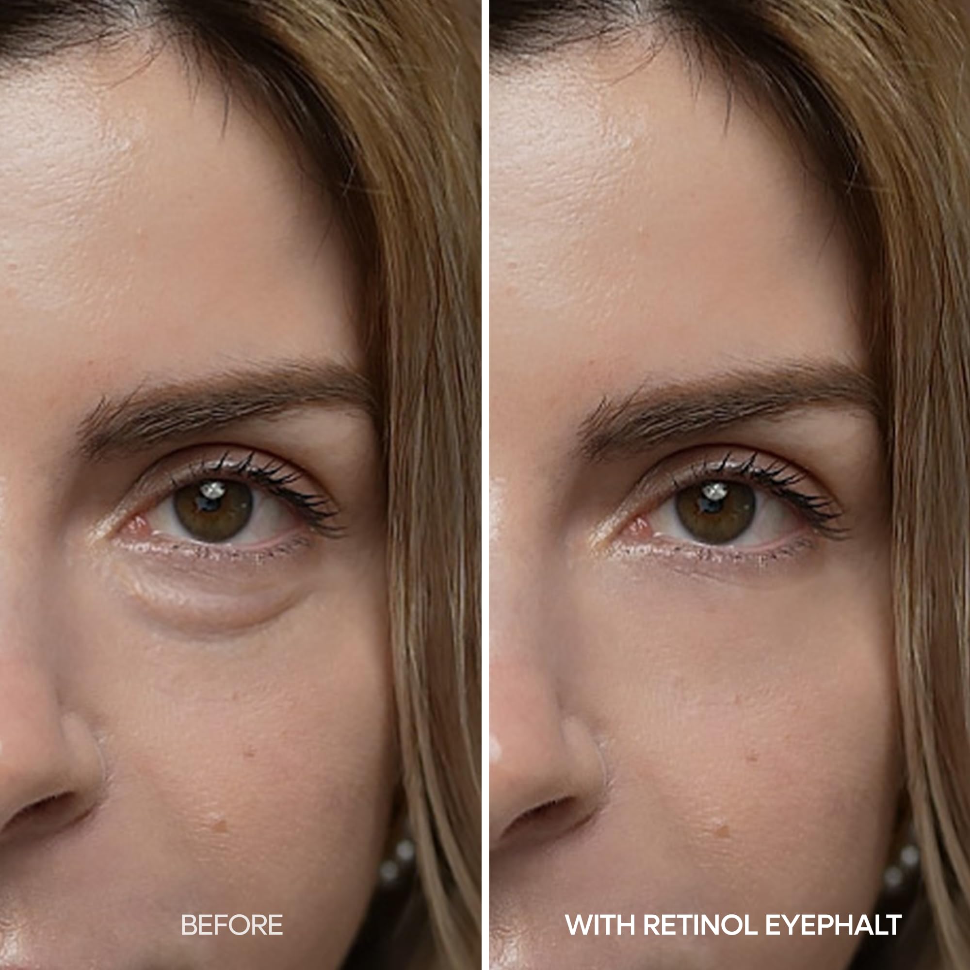 Dr.Melaxin eyebag cream label highlights niacinamide and ceramide ingredients.