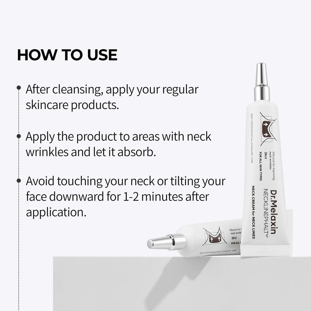 Dr. Melaxin Necklinephalt application tips guide precise, comfortable use