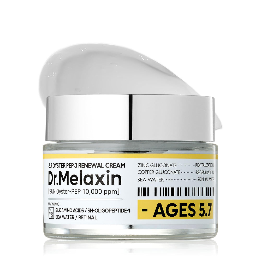 Dr.Melaxin Oyster Pep3 Renewal Cream bottle for daily anti-aging care