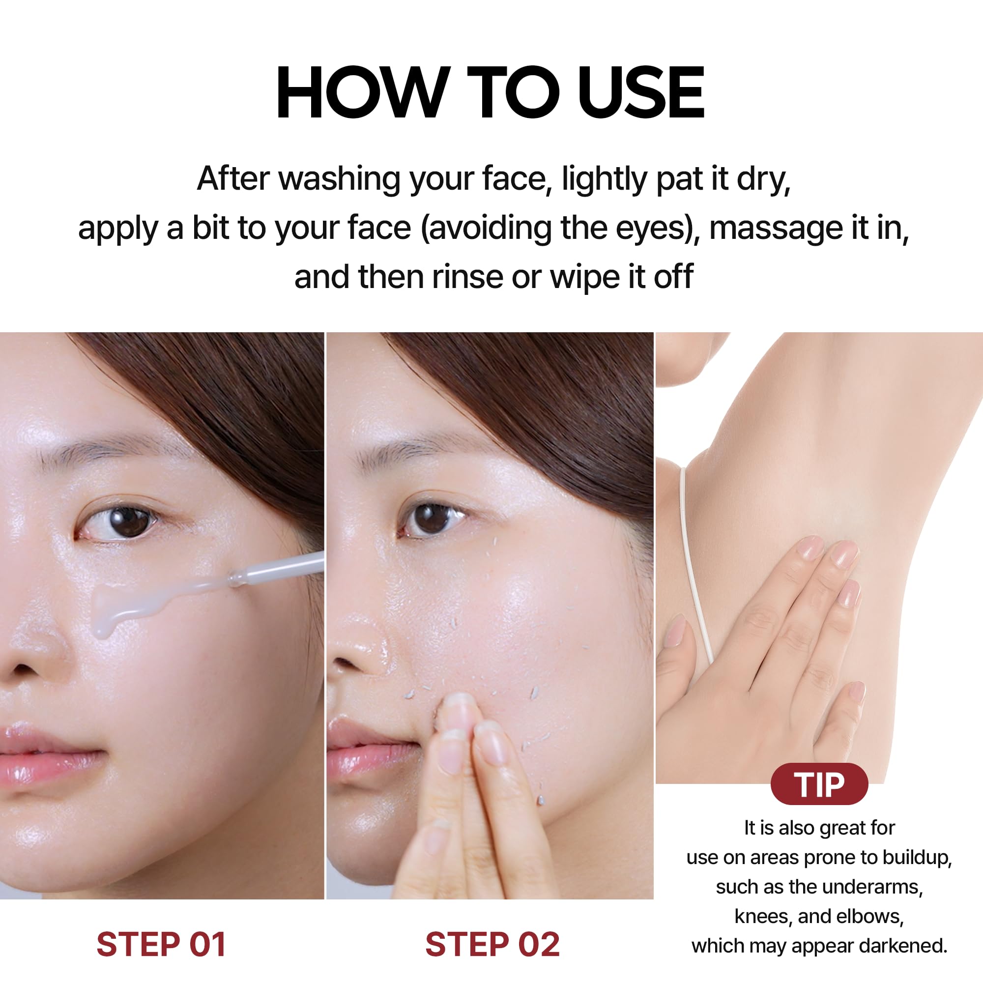 Dr.Melaxin Peel Shot Glow post-use glow on refreshed skin