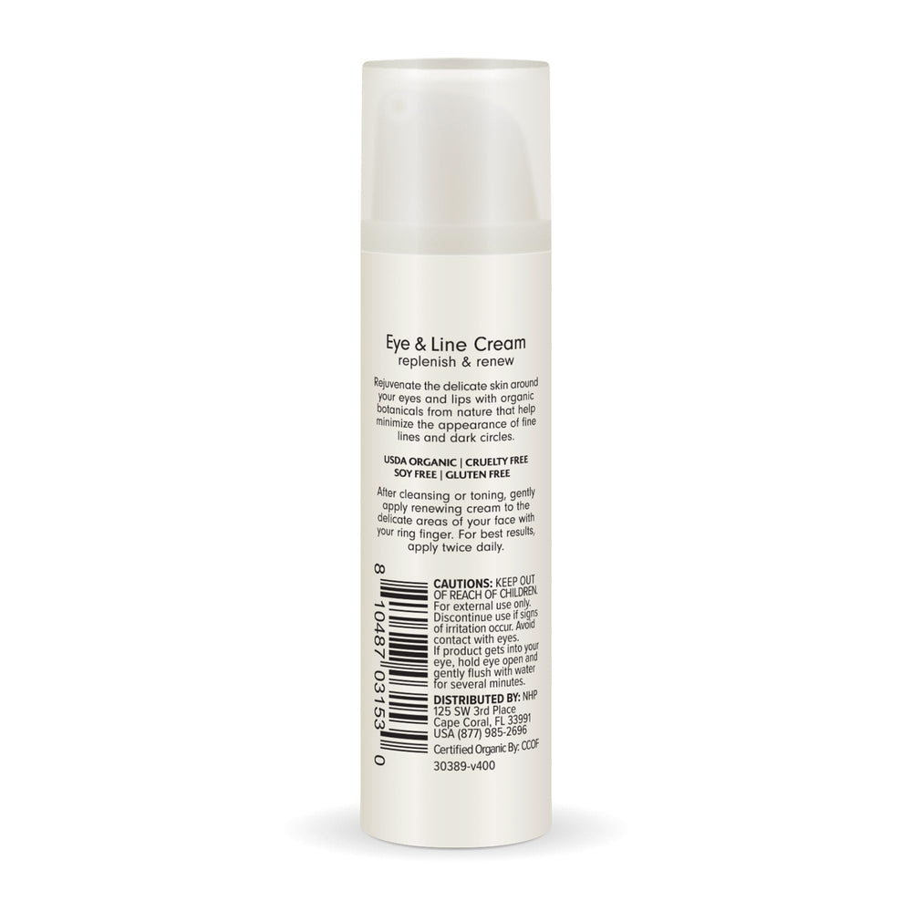 Dr. Mercola Ola Botanicals Eye Cream jar closeup showing creamy texture