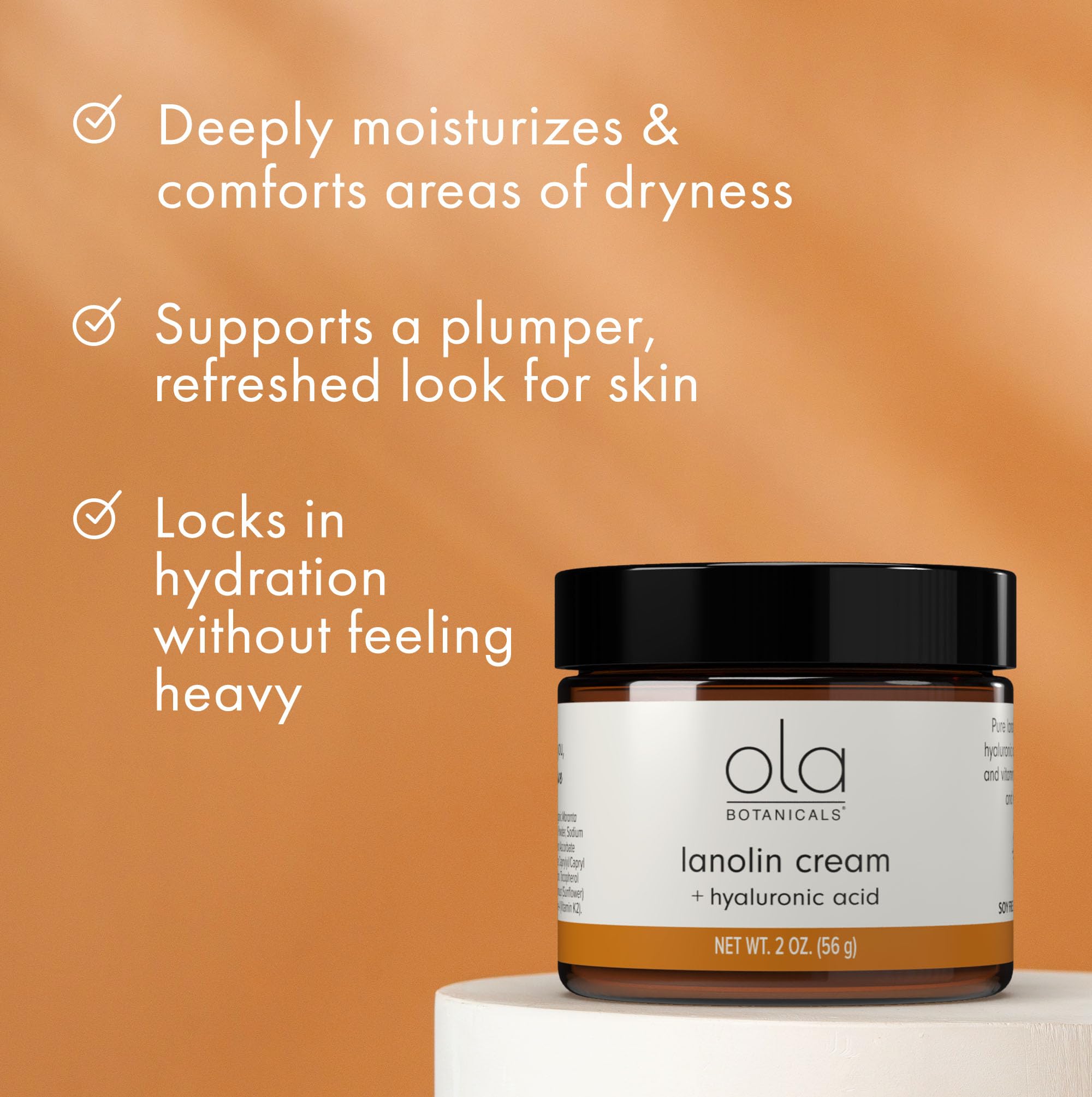 Dr. Mercola Ola Lanolin Cream hand application highlights daily moisturizing practice.