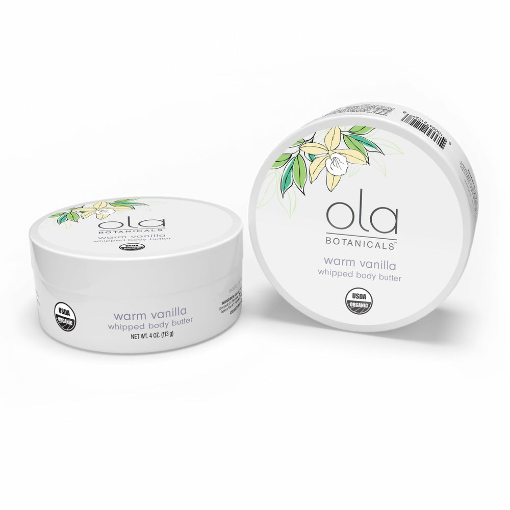 Dr. Mercola Ola Warm Vanilla texture close-up highlighting airy whipped softness for absorption.