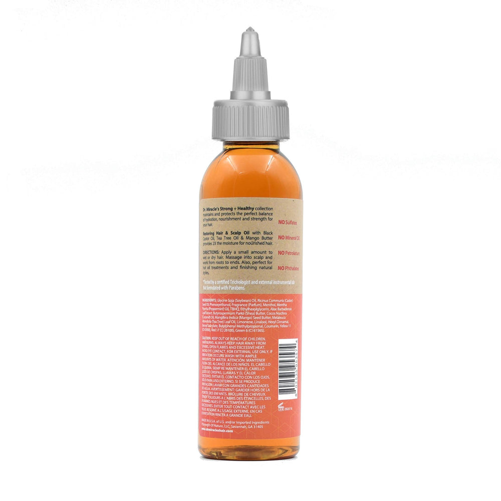 Dr. Miracle's Restoring Oil tea tree for refreshed, balanced scalp