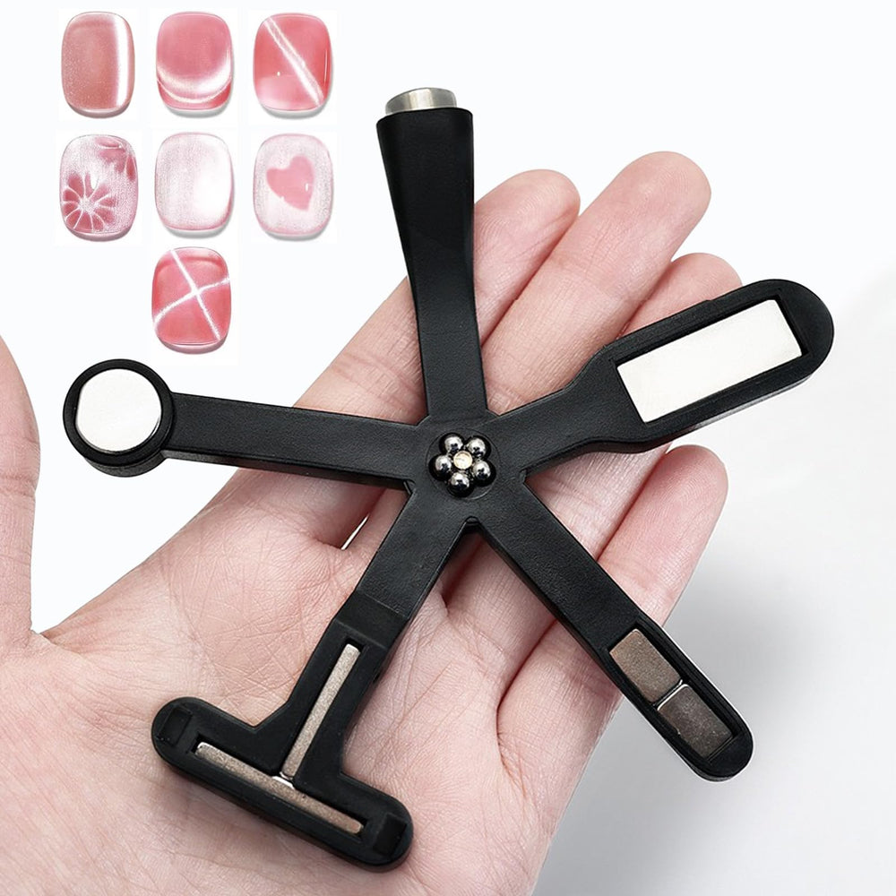 Dr.nail cat eye French style effect for elegant manicure at home