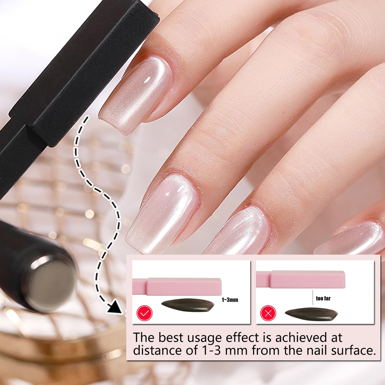 Dr.nail cat eye heart shape offers playful nail art options