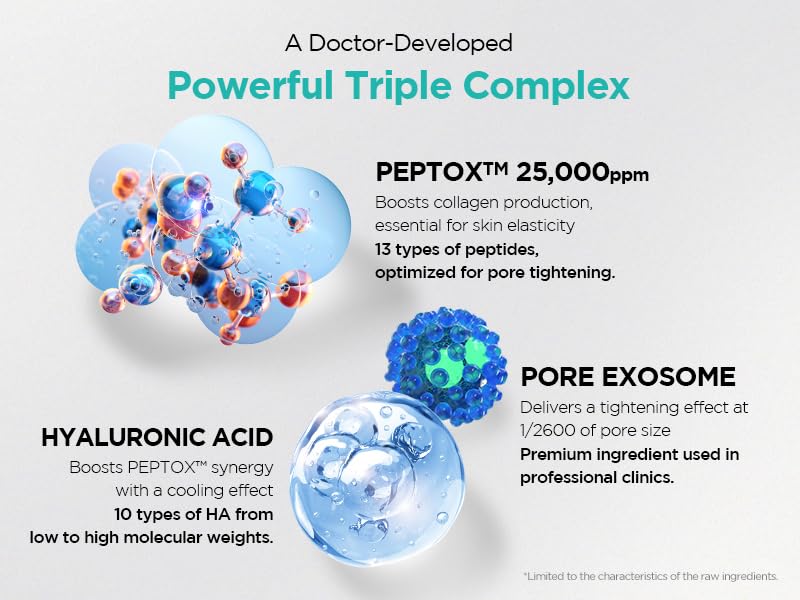 Dr.nineteen V.Peptox Jelly Toner applied to skin with cooling sensation