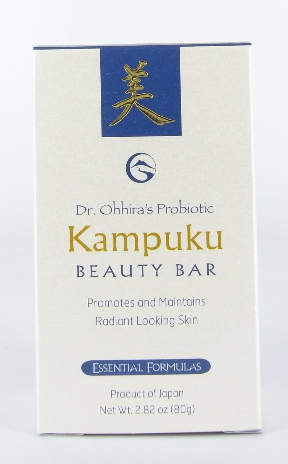 Dr Ohhira's Kampuku Beauty Bar 3-pack packaging for travel-friendly daily cleansing.