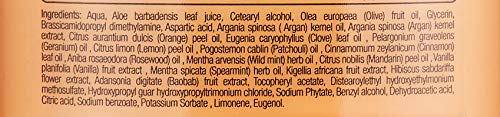 Dr. Organic Moroccan Argan Oil Conditioner post-use shine on healthy-looking hair