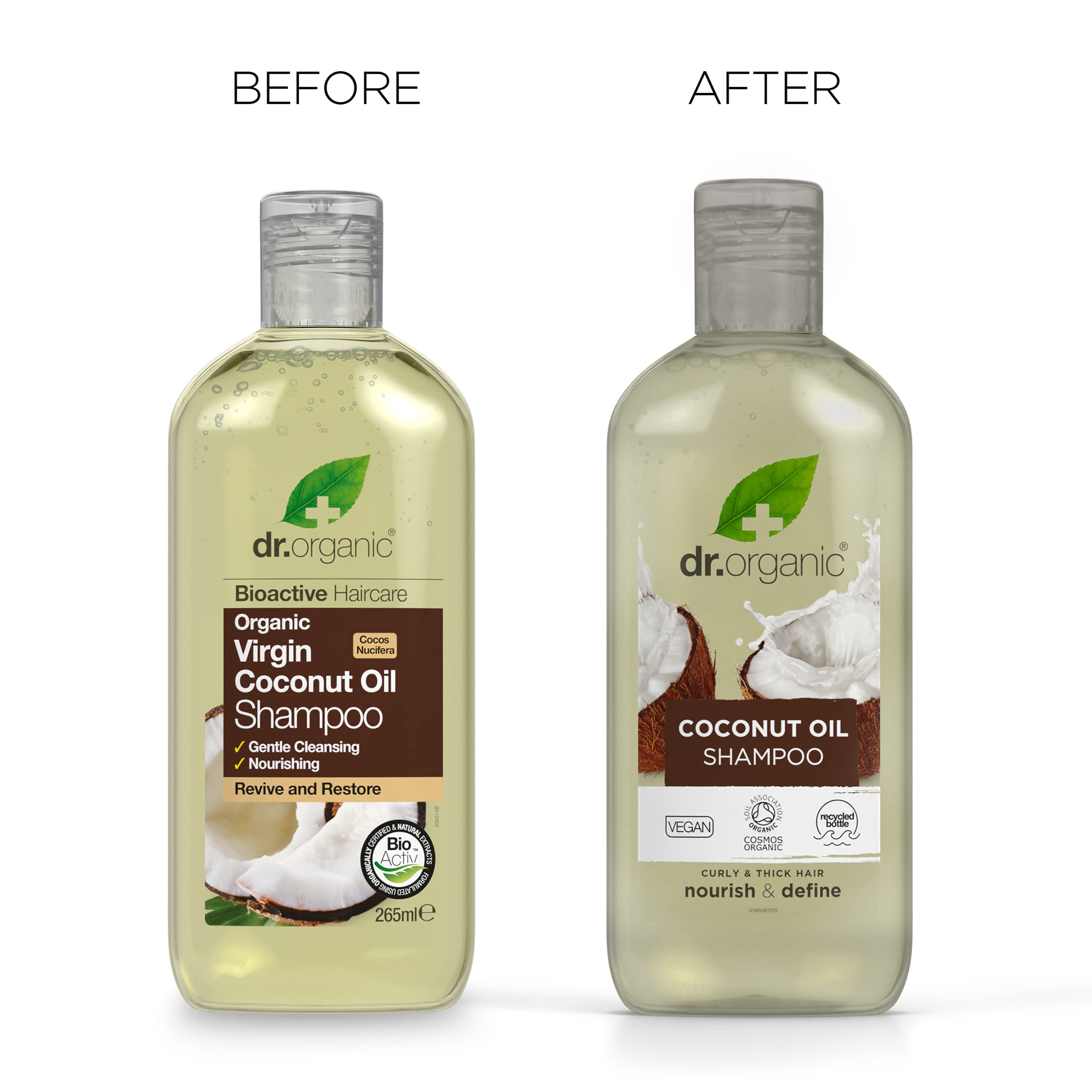 Side-view bottle—eco-friendly packaging for sustainable care.