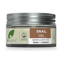 Close-up of the snail gel cap on Dr. Organic Snail Gel
