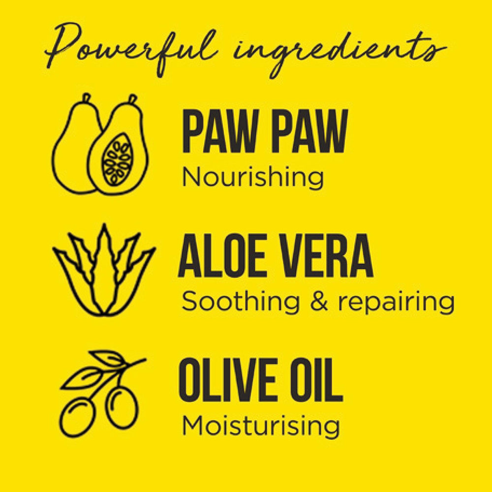 Dr. PAWPAW It Does It All Conditioner bottle with pump for easy use.