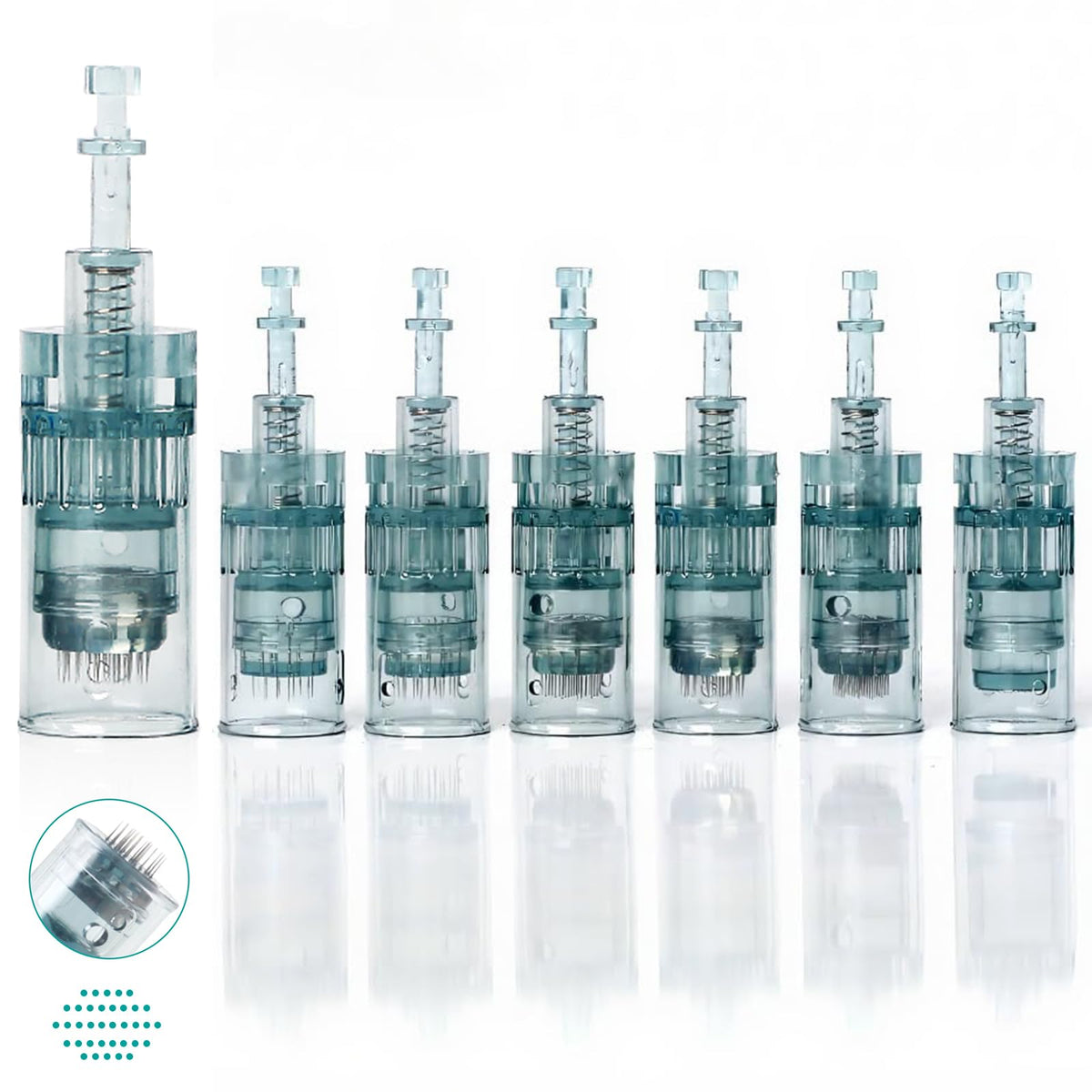 Dr. Pen 16-pin cartridge close-up for precise small-area rejuvenation
