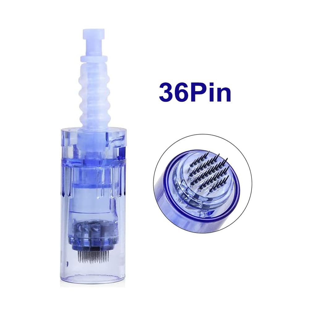 Dr Pen cartridge with bayonet port compatibility for easy device attachment.