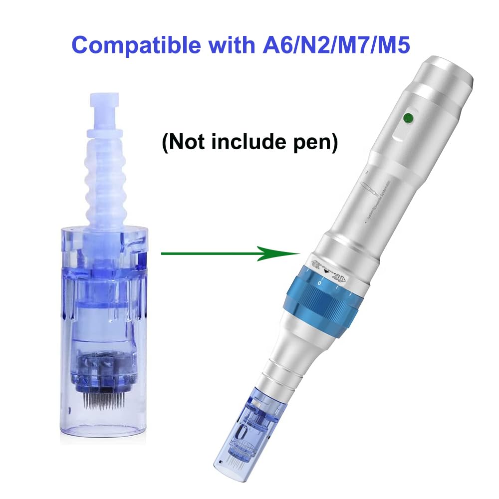 Dr Pen cartridges in sterile packaging ready for safe home sessions.