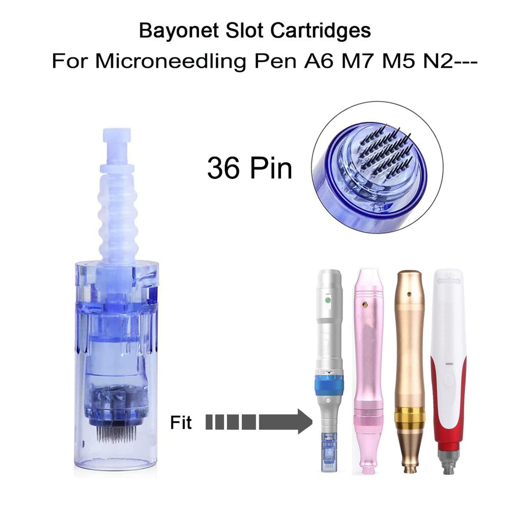 Dr Pen 10-pcs pack provides convenient replacement cartridges.