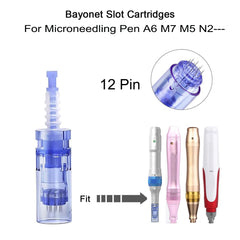 Dr Pen microneedling cartridge in-use shot for easy at-home skincare routine