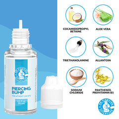 DR. PIERCING AFTERCARE keloid drops provitamin B5 nourishes pierced skin