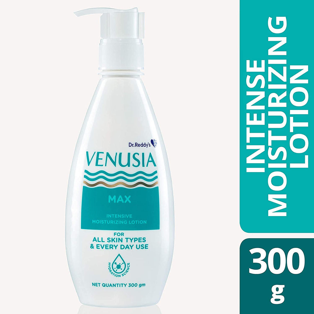 Dr. Reddy's Venusia MAX back view reveals creamy texture and nourishment.