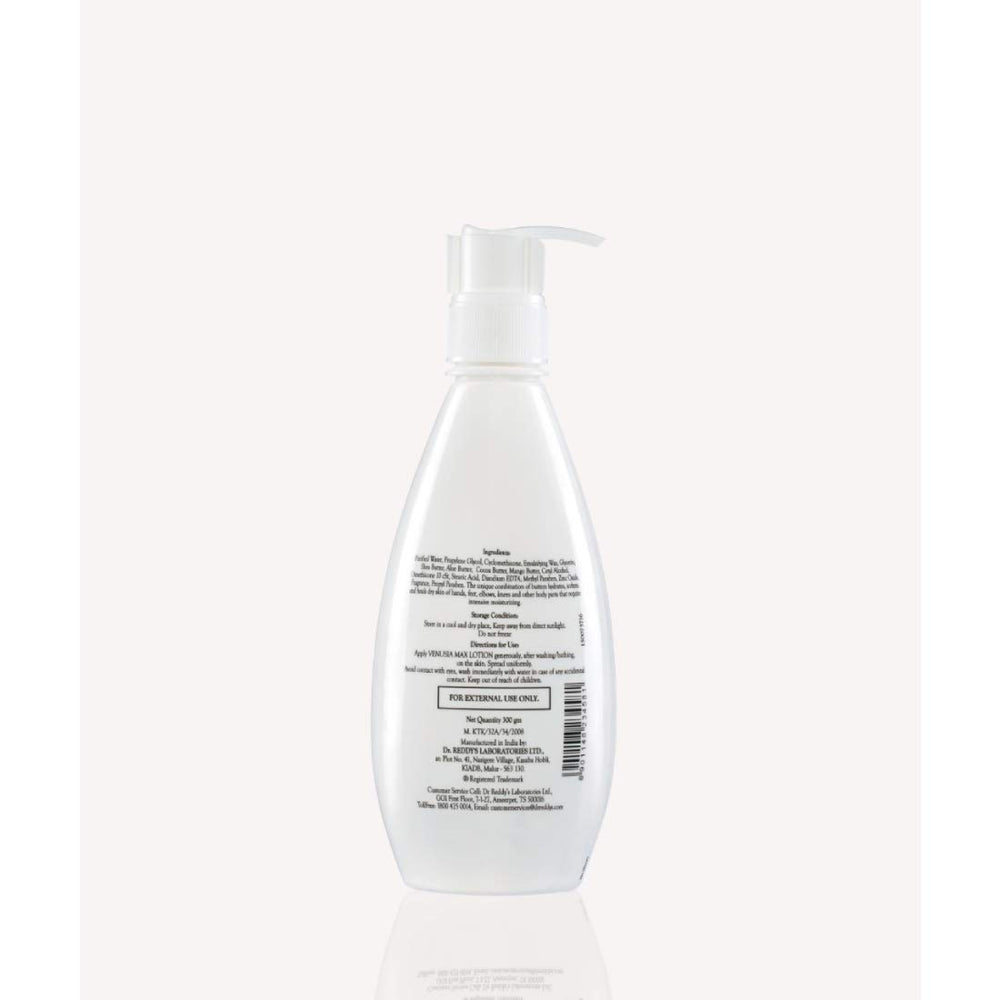 Dr. Reddy's Venusia MAX texture close-up shows smooth finish.