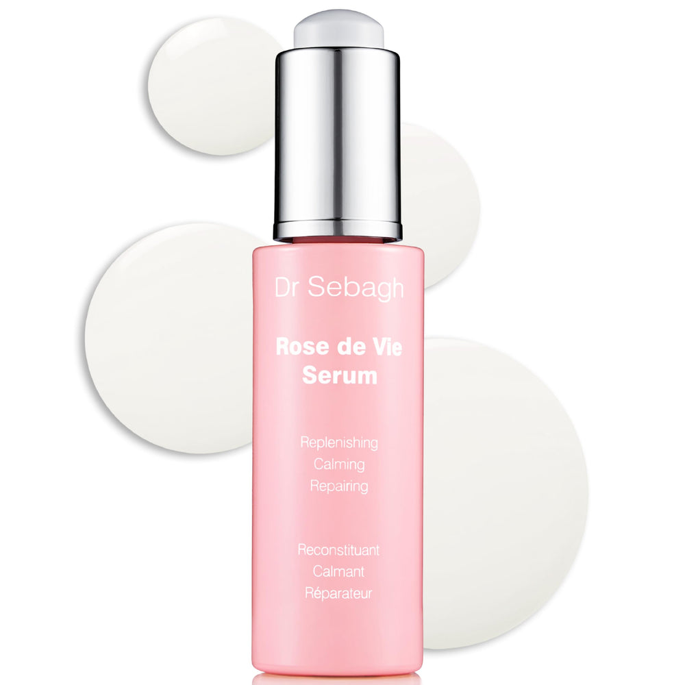 Dr Sebagh Rose de Vie Serum rosehip oil ingredient, nourishing dry skin.