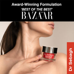 Dr Sebagh Supreme Neck Lift application demonstrates immediate tightening feel