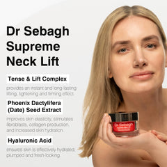 Dr Sebagh Supreme Neck Lift targets neck and jawline for a firmer look