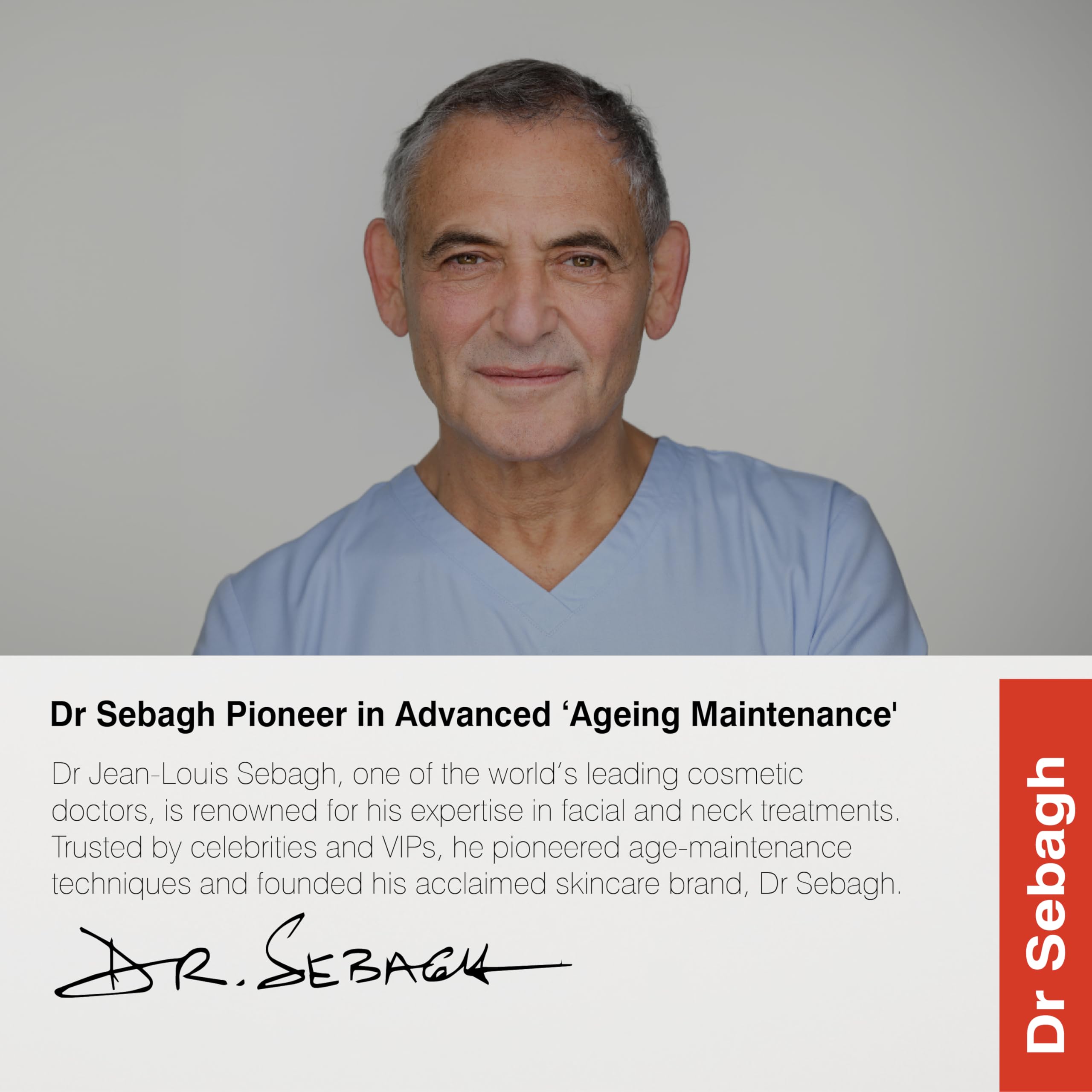 Dr Sebagh Supreme Neck Lift packaging is sleek and daily ritual ready