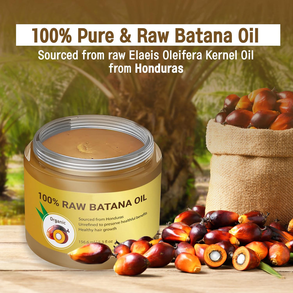 Dr. Sebi Batana Oil applied to scalp for deep hydration