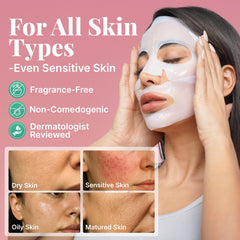 Dr. Sheen hydrogel mask sheets highlighting premium ingredients.