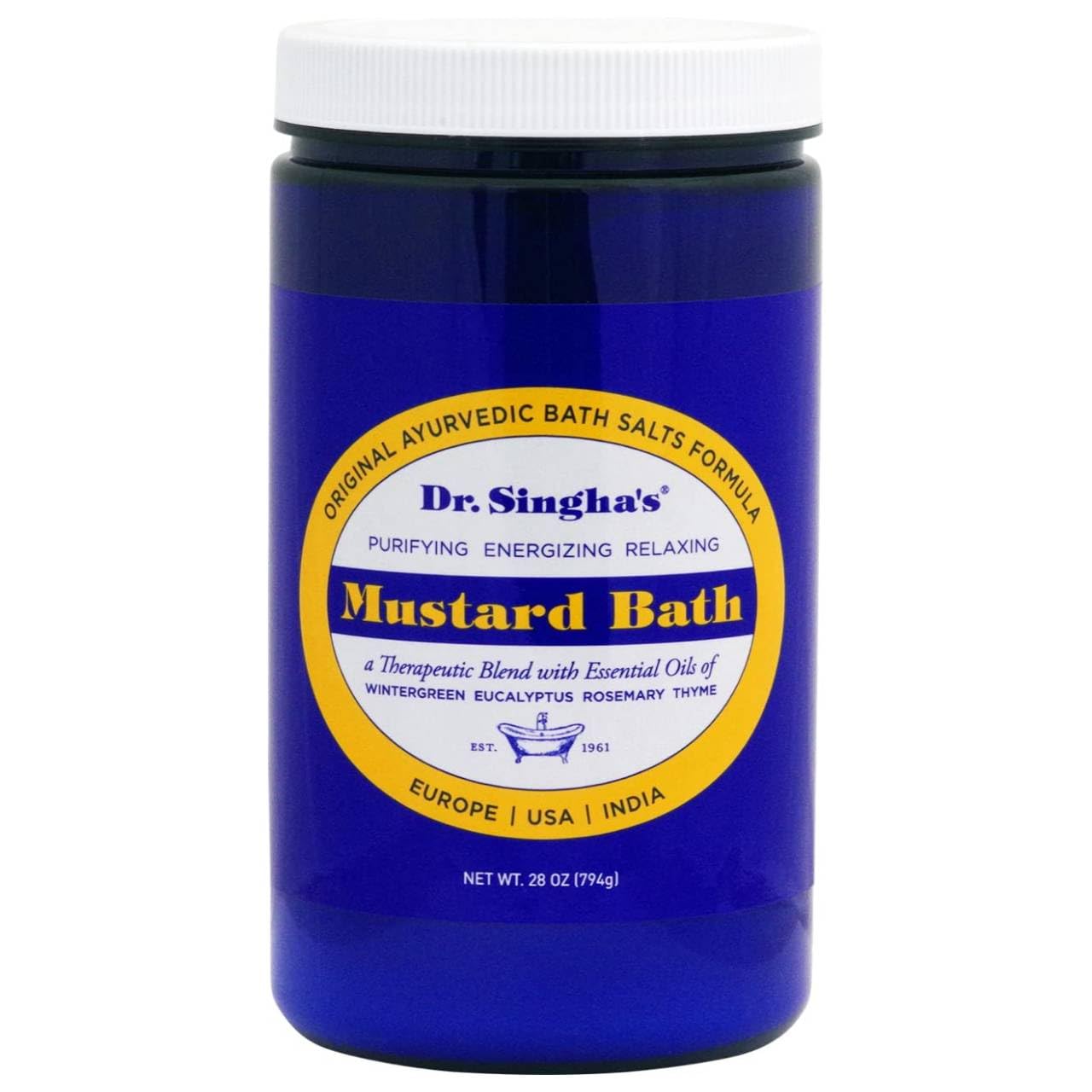 Cozy foot soak setup with Dr. Singha's mustard bath